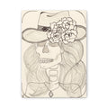 Day of the Dead Cowgirl Skull Canvas Print — Matte Stretched Wall Art