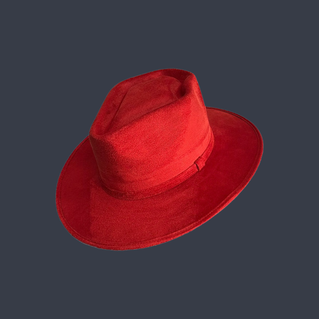 Arrowhead Flat Brim Vegan Suede