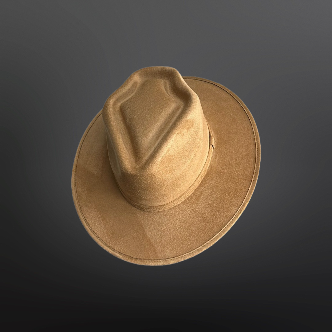 Arrowhead Flat Brim Vegan Suede