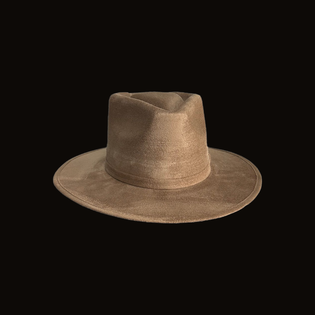 Arrowhead Flat Brim Vegan Suede