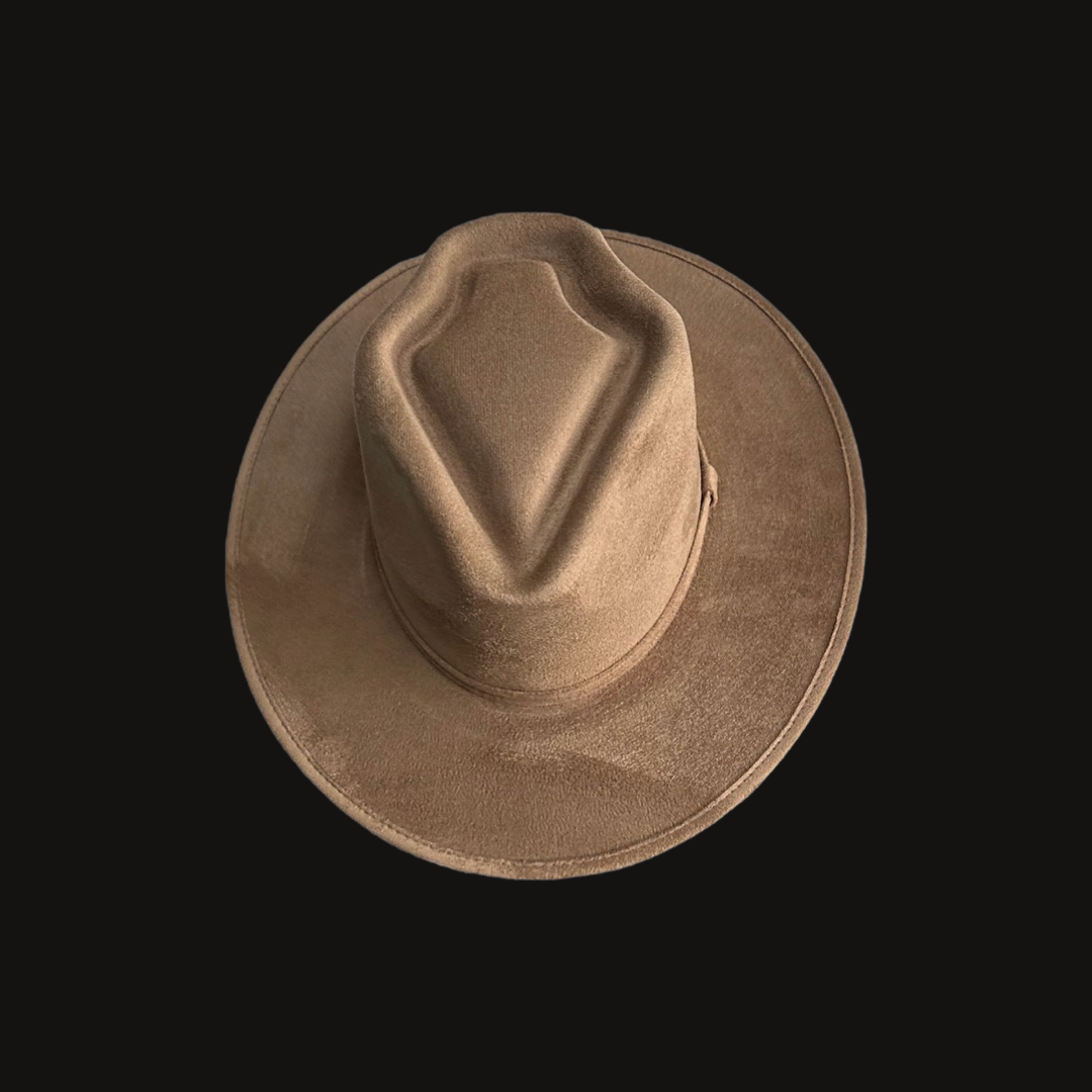 Arrowhead Flat Brim Vegan Suede