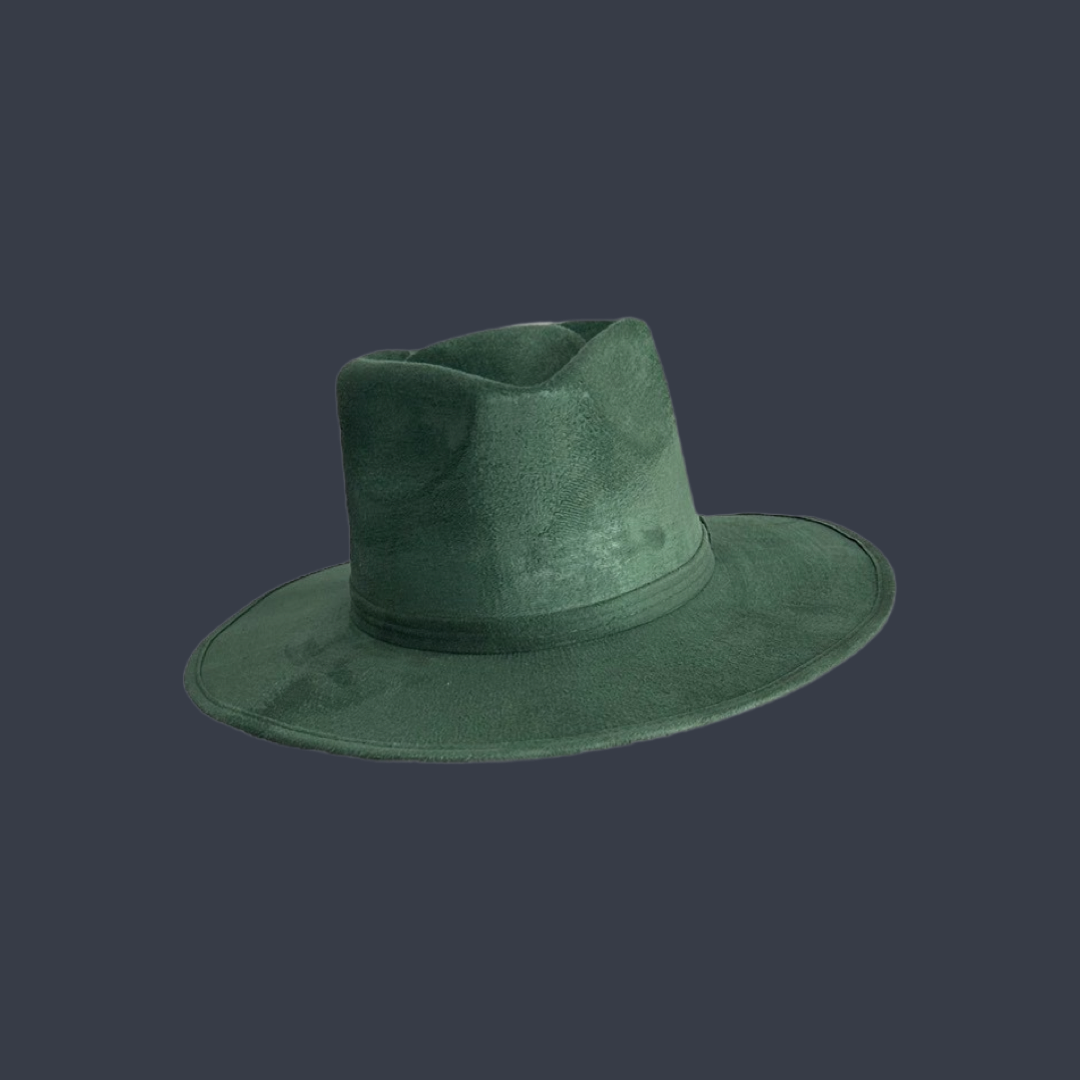 Arrowhead Flat Brim Vegan Suede