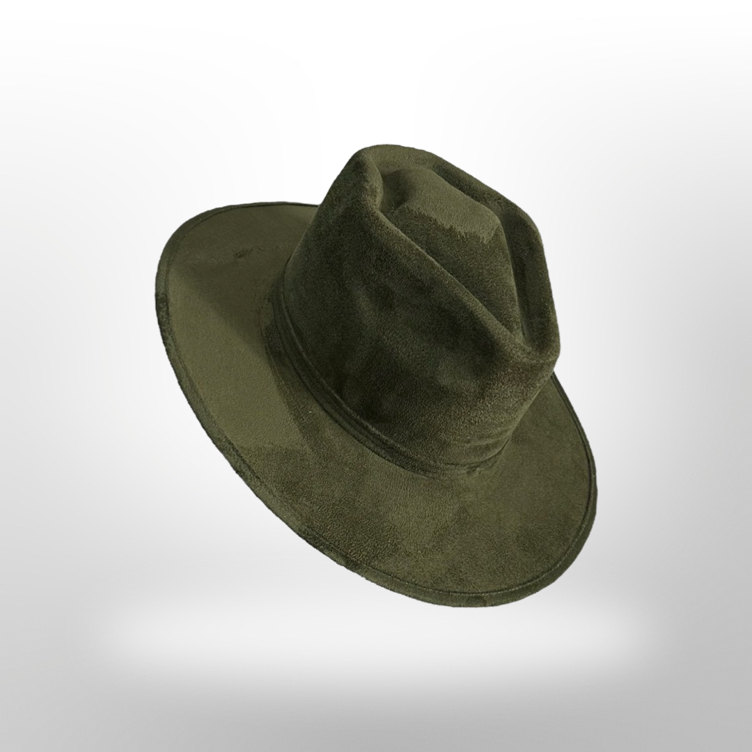 Arrowhead Flat Brim Vegan Suede